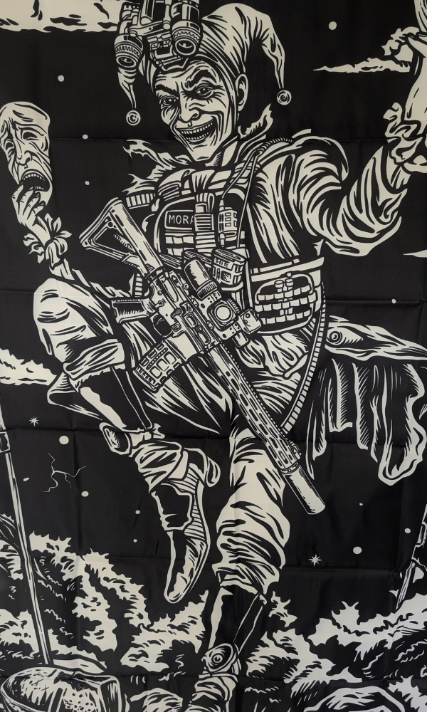 Mora Tactical Flag of a joker with a KS1.