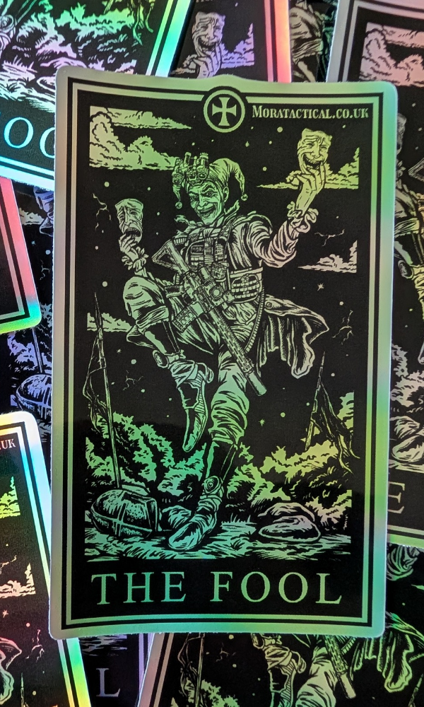 Holographic Fool Sticker with a Ks1