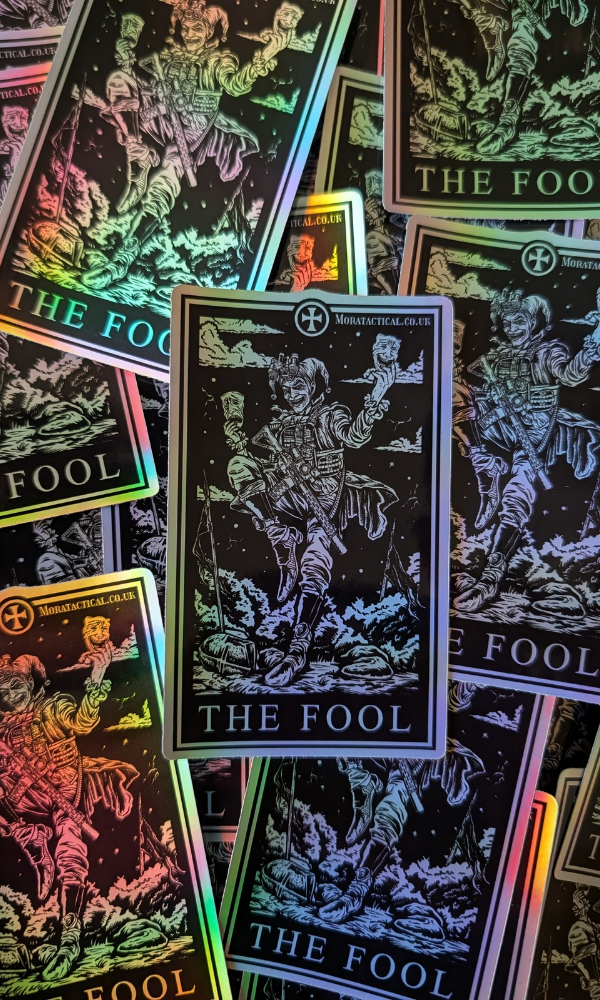 Holographic Mora Tactical the fool stickers 
