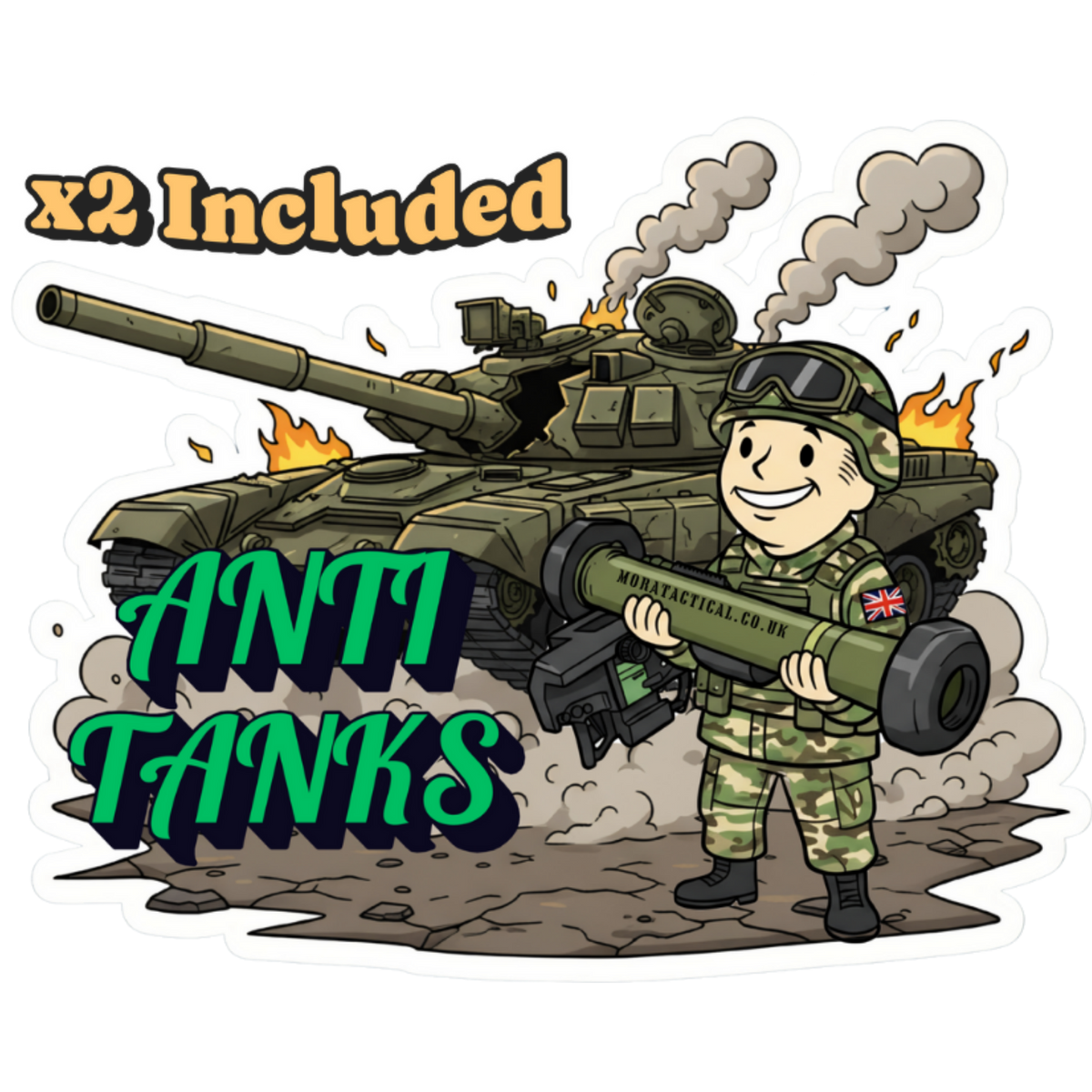 Anti Tanks Sticker – Mora