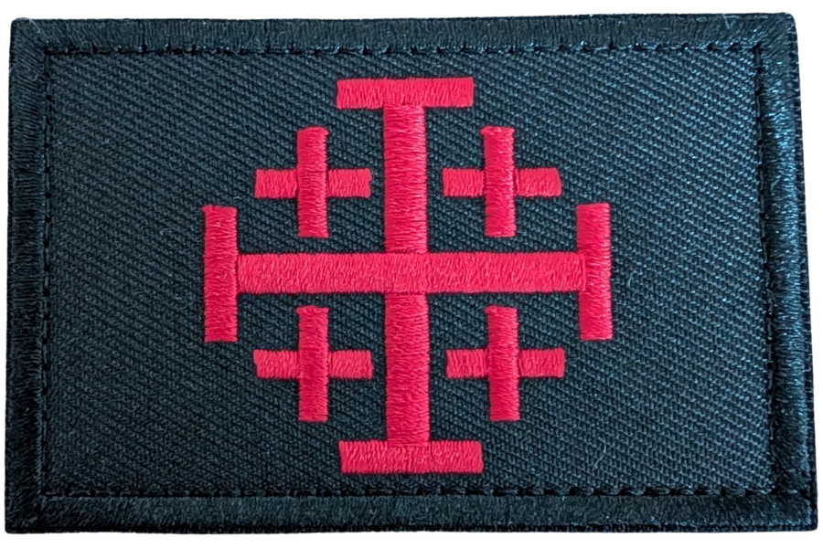 Jerusalem Cross Morale Patch