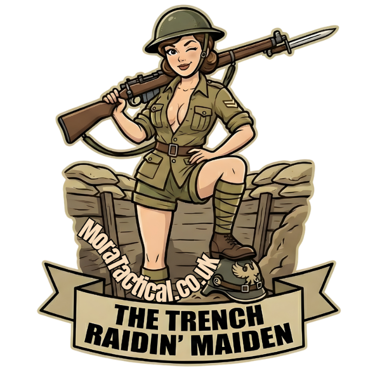 Trench Raidin Maiden Sticker