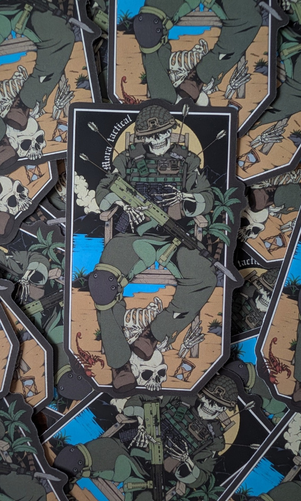 Embrace the suck British Soldier Sticker