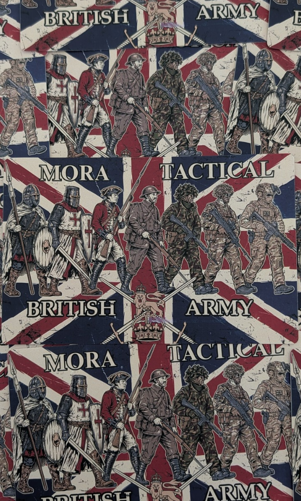 British Army Timeline Sticker