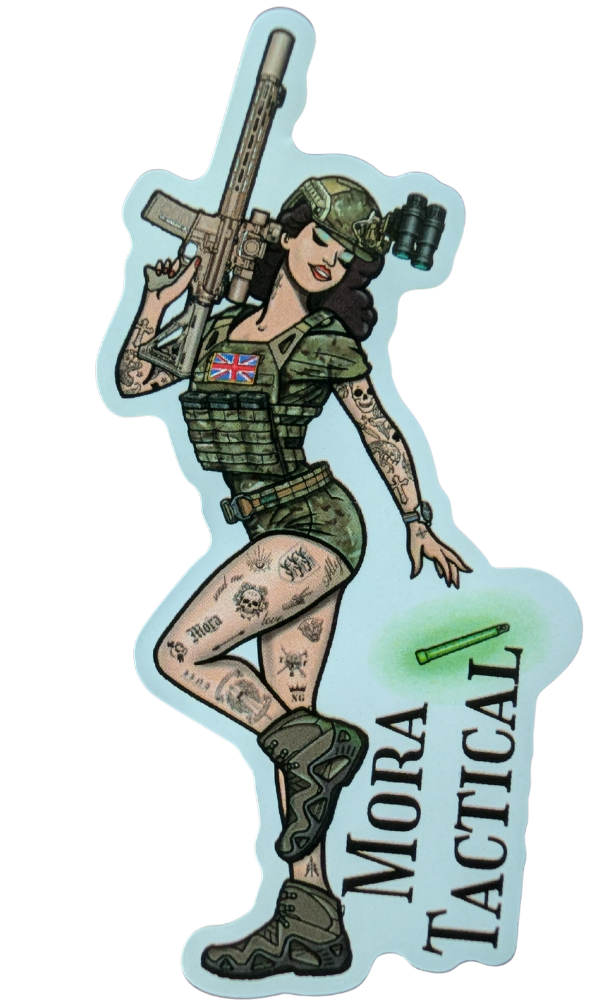 Urban Ops Pin up girl sticker