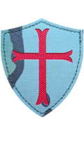 Knights Templar Crusader laser cut patch
