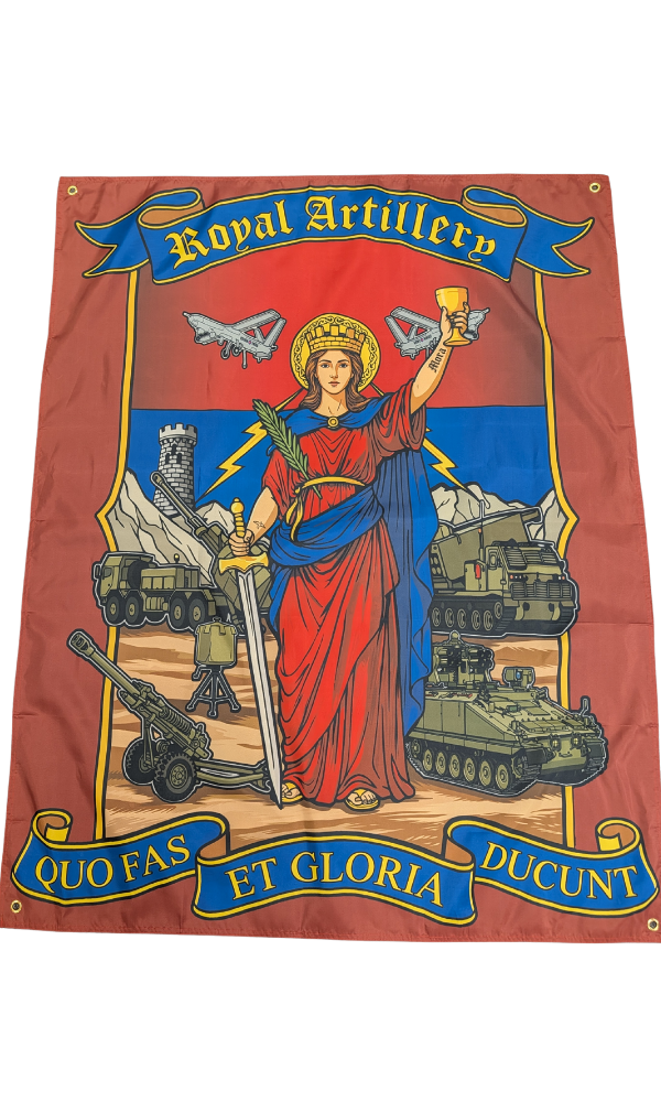 Royal Artillery St Barbara Flag